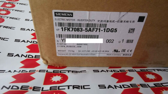 SIMOTICS S SYNCHRONOUS SERVOMOT 1FK7083-5AF71-1DG5 1FK70835AF711DG5 1FK7 083-5AF71-1DG5 การใช้งานของเครื่องยนต์