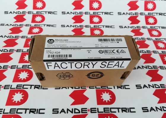 AB New Allen Bradley 1762-IQ8 24VDC โมดูลการเข้าแหล่งซิง 762IQ8