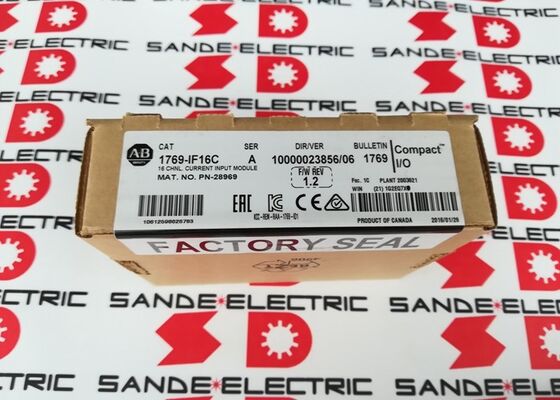 หนึ่ง AB Allen Bradley CompactLogix 1769-IF16C 16 ช่องช่องทางเข้าแบบแอนาล็อก 1769IF16C