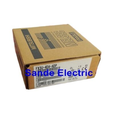 ใหม่ในกล่อง MITSUBISHI FX3U-4DA-ADP FX3U4DAADP แหล่ง PLC การขนส่งเร่งรัด