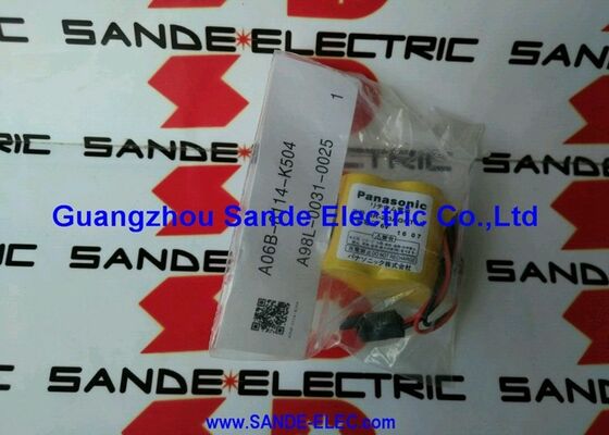 แบตเตอรี่ Panasonic Servo A06B-6114-K504 A98L-0031-0025 A06B6114K504 A98L00310025 AO6B-6114-K5O4 A98L-OO31-OO25