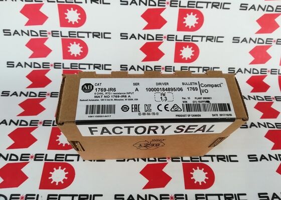 หนึ่งใหม่ Allen-Bradley 1769-IR6 CompactLogix 6 ช่อง RTD / ความต้านทาน