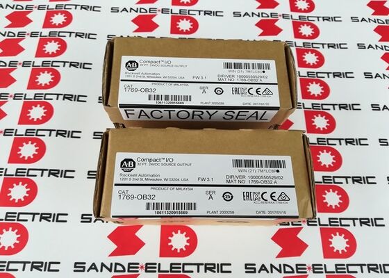 อัลเลน แบรดลี่ย์ 1769-OB32 Output Module CompactLogix 17690B32 ใหม่และปิด 1769-0B32