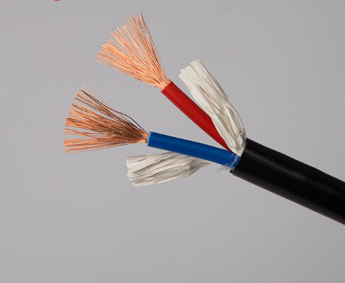 สายไฟฟ้าแกนทองแดง GB 2 แหล่ง RVV0.5 0.75 1.0 1.5 2.5 4 สายการติดตามแหล่งอ่อน