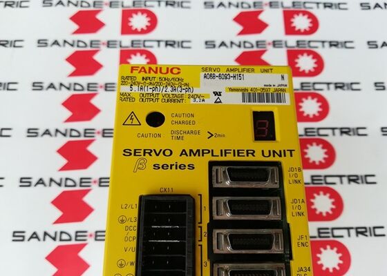 A06B-6093-H151 FANUC AC Servo Amplifier Unit A06B6093H151 AO6B-6O93-HI5I หน่วยการขยายเสียง