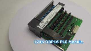 Allen-Bradley 1746-OBP16 โมดูลเอาท์พุต | SLC 500 PLC โมดูล DC I/O 16 จุด