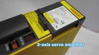 Fanuc A06B-6079-H303 เซอร์โวแอมป์ 3 แกน SVM3-12/20/20 | โมดูลอัลฟ่า | ตู้โชว์ไดรฟ์ CNC