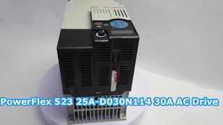 Allen-Bradley 25A-D030N114 ไดรฟ์ AC PowerFlex 523 วิดีโอสาธิตผลิตภัณฑ์